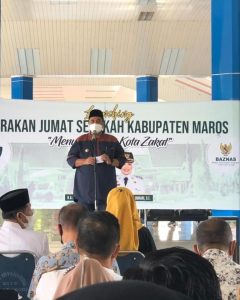 Luncurkan Gerakan Jumat Sedekah, Chaidir Syam Beri Setiap OPD Celengan