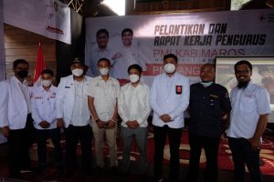 Bupati Maros Chaidir Syam Kembali Dilantik Sebagai Ketua PMI Maros