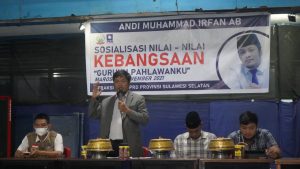 Irfan AB Sosialiasi Nilai-nilai Kebangsaan Sejak Dini di SMAN 4 Bantimurung