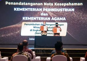 Kemenperin Ciptakan Wirausaha di Pesantren Umtuk Bangun Ekosistem Industri Halal