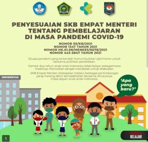 SKB Empat Menteri: Kesehatan dan Keselamatan Warga Sekolah jadi Prioritas Utama