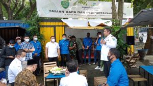 Kunjungi Taman Baca KNPI, Chaidir Syam Apresiasi Gerakan Literasi Kab. Maros Terus Dikobarkan