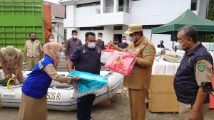 Pemda Maros Terima Bantuan Kebencanaan Dari Kemensos