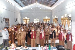 Bunda Literasi Kabupaten Maros, Hj.Suhartina Bohari Jelajah Literasi di Kecamatan Camba