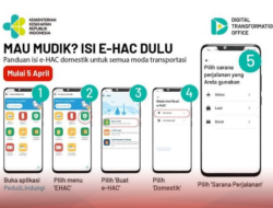 Pemudik Wajib Isi eHAC, Berikut Cara Pengisiannya