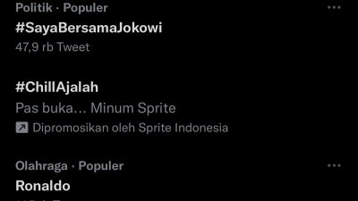 Detik-detik Menjelang Aksi 11 April 2022, Tagar Saya Bersama Jokowi Tranding