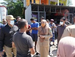 Wakil Bupati Maros Suhartina Bohari Meninjau Eks Pasar Masale