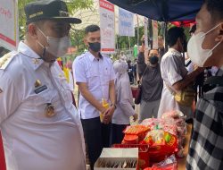 Dinas Pertanian dan Ketahanan Pangan Kabupaten Maros Menggelar Pasar Murah