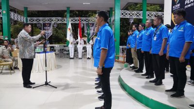 Resmi di Lantik, Puluhan Pengurus Kormi Maros Siap Gelorakan Olah Raga Rekreasi