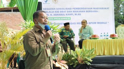 Ashabul Kahfi dan BPOM Sosialisasi Pemberdayaan Masyarakat dalam Pengawasan Obat dan Makanan