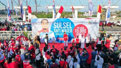 Andi Sudirman Lepas Sulsel Anti Mager Gerakan 10.000 Langkah Per Hari