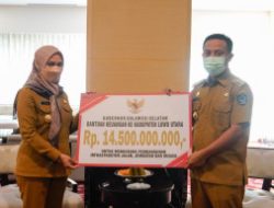 Gubernur Andi Sudirman Beri Bantuan Keuangan 14,5 Miliar Untuk Jembatan dan Jalan Seko-Rampi