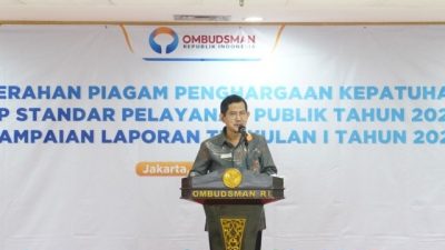 Ombudsman RI Terima 2.706 Laporan Masyarakat Pada Triwulan 1 Tahun 2022