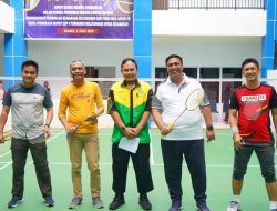 Buka Turnamen bulutangkis dan tenis meja, Chaidir Syam : Ini Ajang Memupuk Kebersamaan