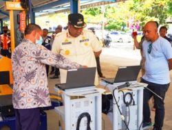 Pemda Maros Launching Alat Pemeriksaaan Laik Fungsi Kendaraan Bermotor Non-Statis