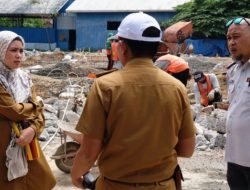 Jadi Salahsatu Titik Lokus Penilaian Adipura, Wabup Hj Suhartina Bohari Inspeksi Area Pasar Tramo