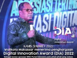 Wali Kota Danny Terima Digital Innovation Award 2022 Atas Inovasi Digitalisasi Bidang Layanan Publik