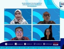 Kolaborasi Bangkitkan Kebudayaan untuk Kehidupan Berkelanjutan