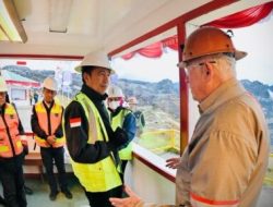 Tiba di Grasberg, Presiden Melihat Sejarah Pertambangan PT Freeport Indonesia