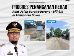 Progres Pengerjaan Rehab Ruas Burung-burung – Bili-bili, Netizen: Alhamdulillah