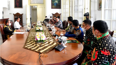 Presiden Jokowi Terima Perwakilan KAHMI di Istana Kepresidenan Bogor