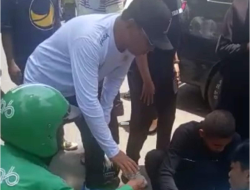 Danny Spontan Bantu Korban Kecelakaan di Jalan Arief Rate