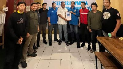 Optomis Menang, Gemilang Pagessa Bersama Tim Kembalikan Formulir Pendaftaran Ketua KNPI