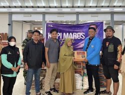 Ketua KNPI Maros Salurkan Bantuan Untuk Korban Banjir