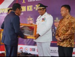 Peringatan HBI ke-73 Kanwil Kemenkunham Sulsel Beri Penghragaan ke Pemkab Maros