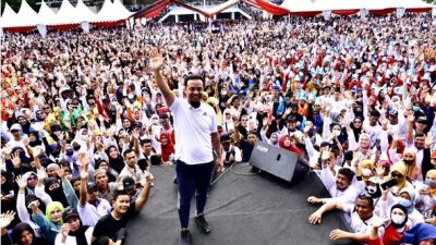 Gubernur Andi Sudirman Jalan Anti Mager Bersama 50 Ribu Warga Takalar