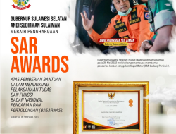 Gubernur Andi Sudirman Raih Penghargaan SAR Awards dari Basarnas