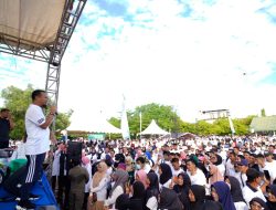 Gubernur Andi Sudirman Jalan Anti Mager Bersama 30 Ribu Masyarakat di Pinrang