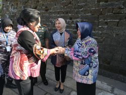 Ketua TP PKK Kota Makassar Sambut Kunjungan Istri Delegasi 36 Negara MNEK 2023 di Benteng Rotterdam