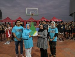 Buka Turnamen Basket SMP-SMA Kota Makassar, Indira Yusuf Ismail Bakar Semangat Peserta
