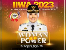 Hj. Suhartina Bohari Dianugrahi Indonesia Inspiring Women Awards 2023