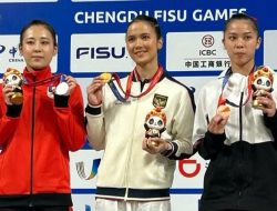 Atlet Wushu Nandhira Mauriskha Sumbang Emas di Ajang FISU World University Games 2021