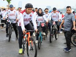 Danny Pomanto Ajak Para Wali Kota Peserta Rakernas APEKSI untuk Gowes Keliling Kawasan Metro Tanjung Bunga-CPI