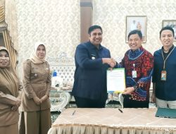 Penandatanganan Kerjasama Addendum Pemkab Maros Dengan Pihak Jamsostek