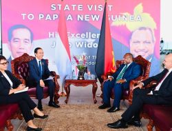 Tiba di APEC Haus, Presiden Jokowi Bertemu dengan PM Marape