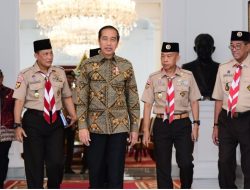 Presiden Jokowi Terima Kunjungan Kwarnas Gerakan Pramuka