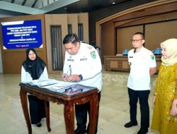 Bupati Maros dan Sekda Menandatangani Perjanjian Kerja PPPK Tenaga Guru dan Teknis
