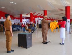 Chaidir Syam Memimpin Langsung Gladi Pengibaran Bendera Merah Putih