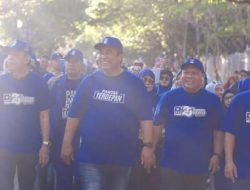 Nurhasan Ikut Meriahkan Jalan Santai HUT PAN ke-25 di Kabupaten Maros