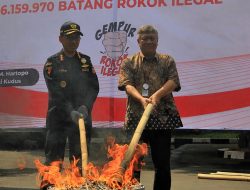 Bea Cukai Kudus Musnahkan Rokok Ilegal Senilai Tujuh Miliar
