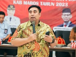 Chaidir Syam Membawakan Materi Literasi Digital di Pelatihan Paskibraka Kabupaten Maros