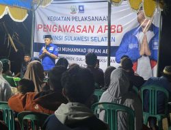 Andi Muhammad Irfan AB Silaturahmi dengan Warga Desa Baji Mangngai