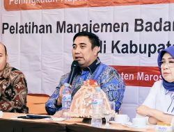 Chaidir Syam Membuka Pelatihan Untuk Tingkatkan SDM BPD se-Kabupaten Maros