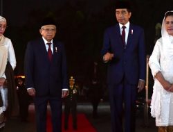 Presiden Jokowi Pimpin Apel Kehormatan dan Renungan Suci dalam Peringatan HUT Ke-78 RI