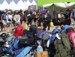 Ribuan Pramuka Dipindahkan dari Pantai Korea Selatan Menghadapi Ancaman Badai Tropis