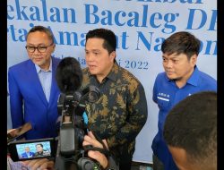 DPD PAN Sulawesi Selatan Mengusulkan Erick Thohir Sebagai Cawapres Prabowo